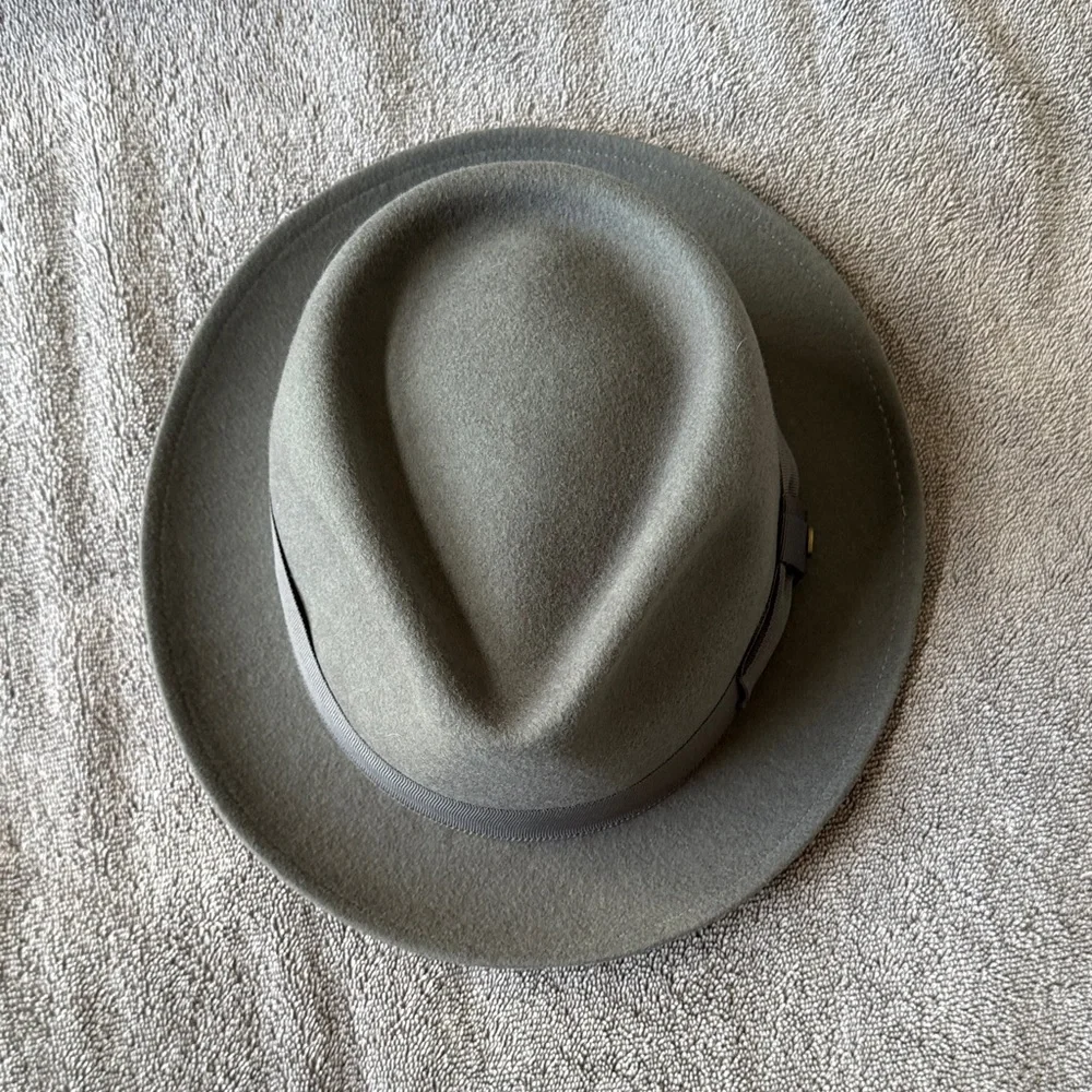 Classic Gray Fedora Hat - Picture 1 of 5